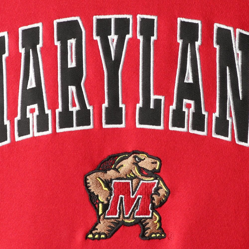 Youth Colosseum Red Maryland Terrapins 2-Hit Team Pullover Hoodie