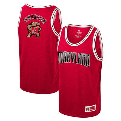 Débardeur de tir pour jeunes Colosseum Red Maryland Terrapins