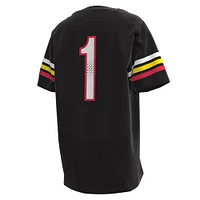 Youth Under Armour #1 Black Maryland Terrapins Replica Football Jersey