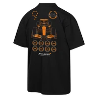 Men's Black McLaren F1 Team 2024 Constructors' Cup Champion Race Way T-Shirt