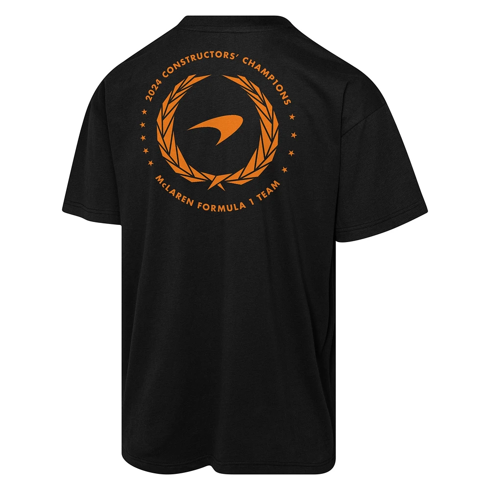 Men's Black McLaren F1 Team 2024 Constructors' Cup Champion T-Shirt