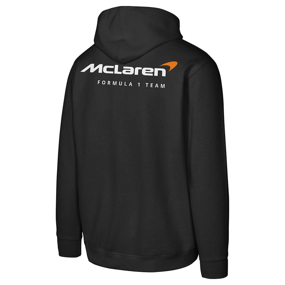 Sweat à capuche en polaire noir McLaren F1 Team pour homme
