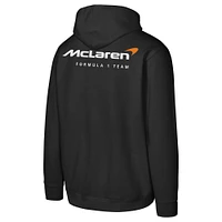 Sweat à capuche en polaire noir McLaren F1 Team pour homme