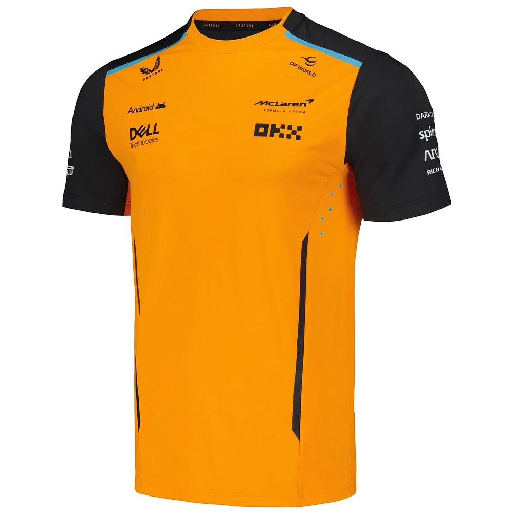 Men's Castore Orange McLaren F1 Team 2024 Set Up T-Shirt