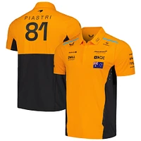 Men's Castore Oscar Piastri Orange McLaren F1 Team 2024 Driver Polo