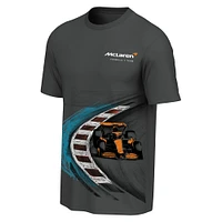 T-shirt anthracite pour homme McLaren F1 Team On The Track