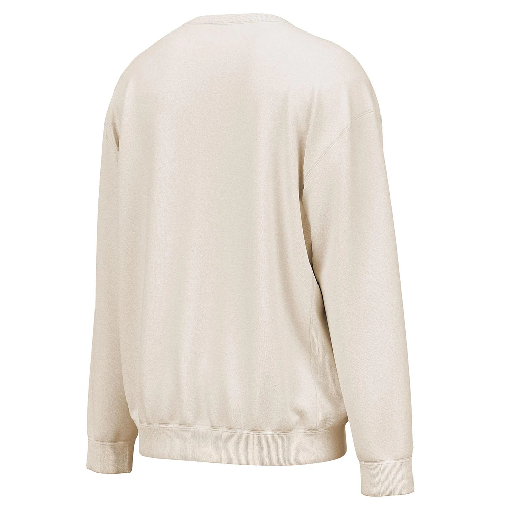 Men's  Cream McLaren F1 Team Drive Fast Washed Pullover Sweatshirt
