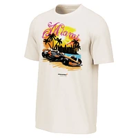 Men's  Cream McLaren F1 Team Miami Washed T-Shirt