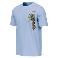 Men's  Light Blue McLaren F1 Team 2025 Las Vegas Grand Prix Washed T-Shirt