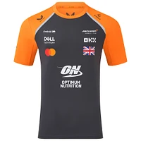 Men's McLaren Lando Norris Anthracite/Orange F1 Team 2025 Replica Set Up T-Shirt