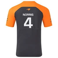 Men's McLaren Lando Norris Anthracite/Orange F1 Team 2025 Replica Set Up T-Shirt