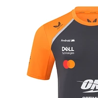 Men's McLaren Lando Norris Anthracite/Orange F1 Team 2025 Replica Set Up T-Shirt