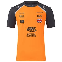 T-shirt pour homme McLaren F1 Team 2025 Replica Driver Set Up Orange/Anthracite Lando Norris