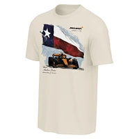 T-shirt homme Natural McLaren F1 Team 2025 USA Grand Prix Austin