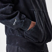 Sweat à capuche zippé noir délavé l'acide McLaren F1 Team New Era pour homme