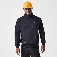 Men's New Era  Black McLaren F1 Team Quarter-Zip Sweatshirt