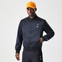 Men's New Era  Camo/Black McLaren F1 Team Reversible Full-Snap Bomber Jacket