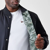 Men's New Era  Camo/Black McLaren F1 Team Reversible Full-Snap Bomber Jacket