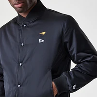 Men's New Era  Camo/Black McLaren F1 Team Reversible Full-Snap Bomber Jacket