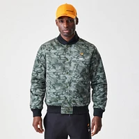 Men's New Era  Camo/Black McLaren F1 Team Reversible Full-Snap Bomber Jacket