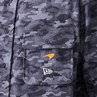 Men's New Era  Graphite McLaren F1 Team Camo Button-Up Shirt
