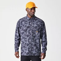 Men's New Era  Graphite McLaren F1 Team Camo Button-Up Shirt