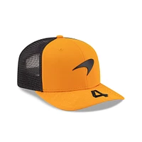 Men's New Era Lando Norris Orange/Black McLaren F1 Team  Driver Replica 9SEVENTY Adjustable Trucker Hat
