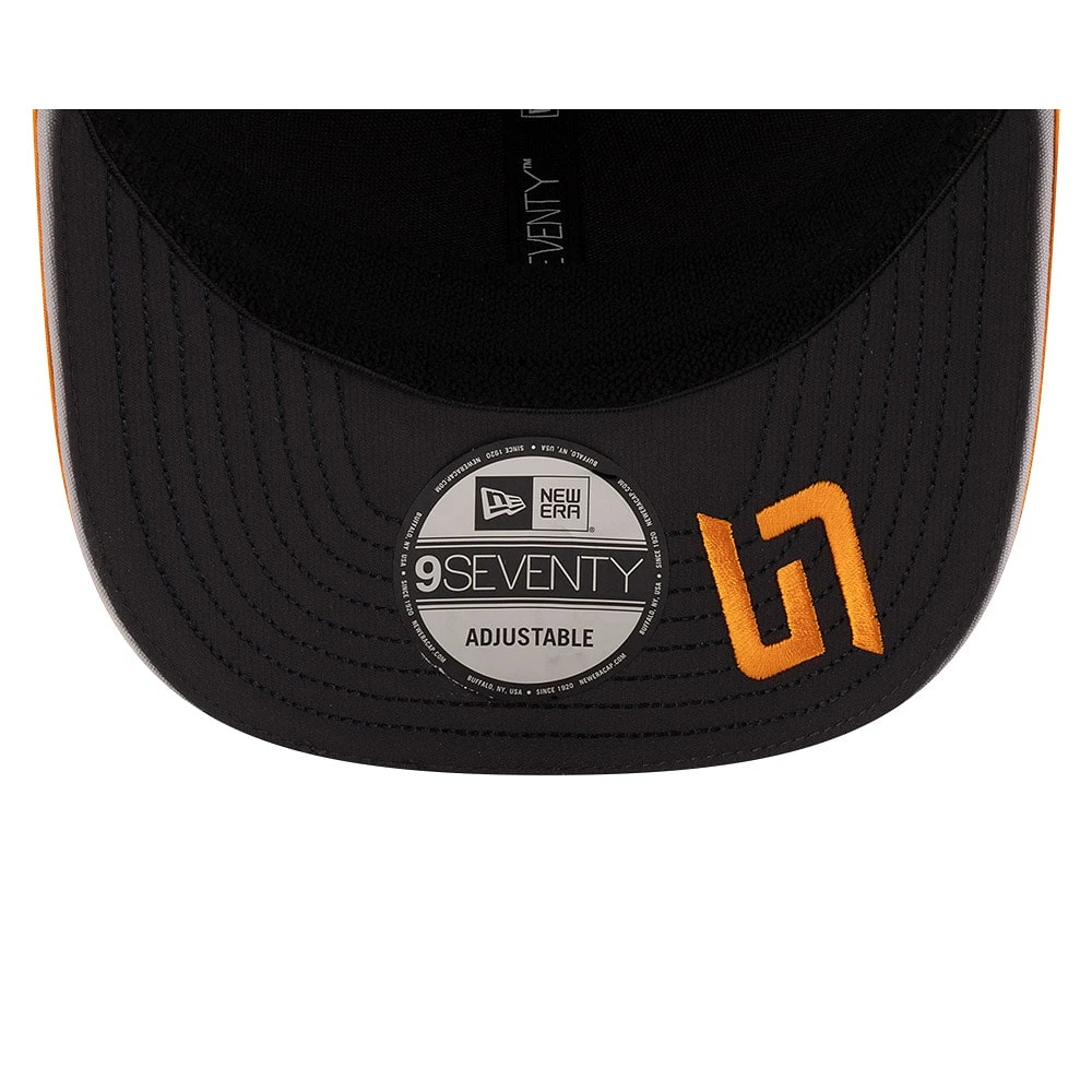Men's New Era Lando Norris Orange/Black McLaren F1 Team  Driver Replica 9SEVENTY Adjustable Trucker Hat