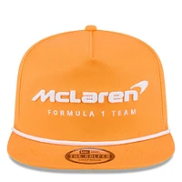 Men's New Era  Orange McLaren F1 Team Golfer Adjustable Hat