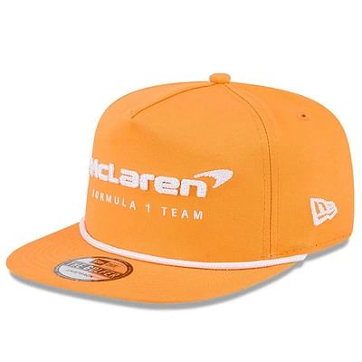 Men's New Era  Orange McLaren F1 Team Golfer Adjustable Hat