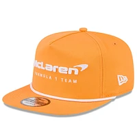 Men's New Era  Orange McLaren F1 Team Golfer Adjustable Hat