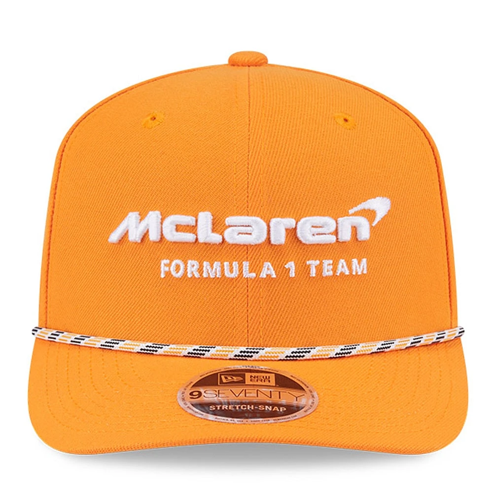 Men's New Era  Orange McLaren F1 Team Multi-Rope 9SEVENTY Stretch-Snap Hat