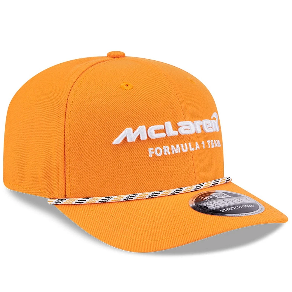 Men's New Era  Orange McLaren F1 Team Multi-Rope 9SEVENTY Stretch-Snap Hat