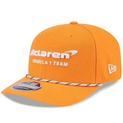 Men's New Era  Orange McLaren F1 Team Multi-Rope 9SEVENTY Stretch-Snap Hat