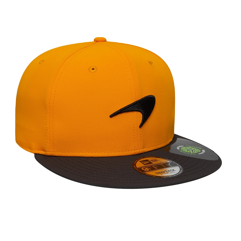 Men's New Era Orange McLaren F1 Team Sustainable 9FIFTY Snapback Hat