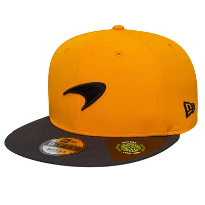 Men's New Era Orange McLaren F1 Team Sustainable 9FIFTY Snapback Hat