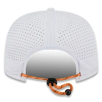 Men's New Era White McLaren F1 Team Leisure Featherweight Perforated Rope Golfer Snapback Hat