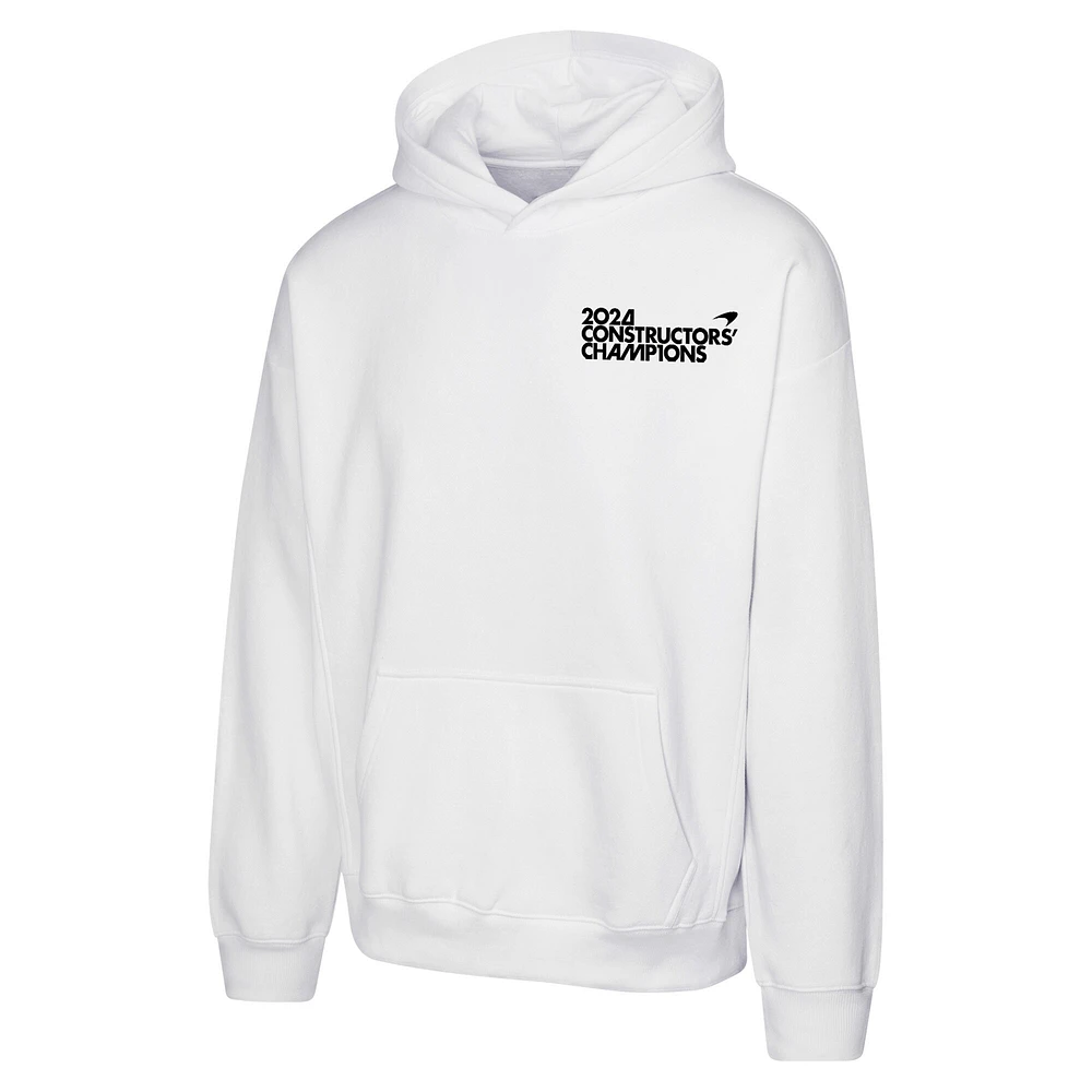 Men's White McLaren F1 Team 2024 Constructors' Cup Champion Podium Pullover Hoodie
