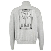 Sweat-shirt MCLAR 120 F1 MIAMI RACE, modèle standard, fermeture éclair 1/4, V120661, SWTMENQZP TU14740-120