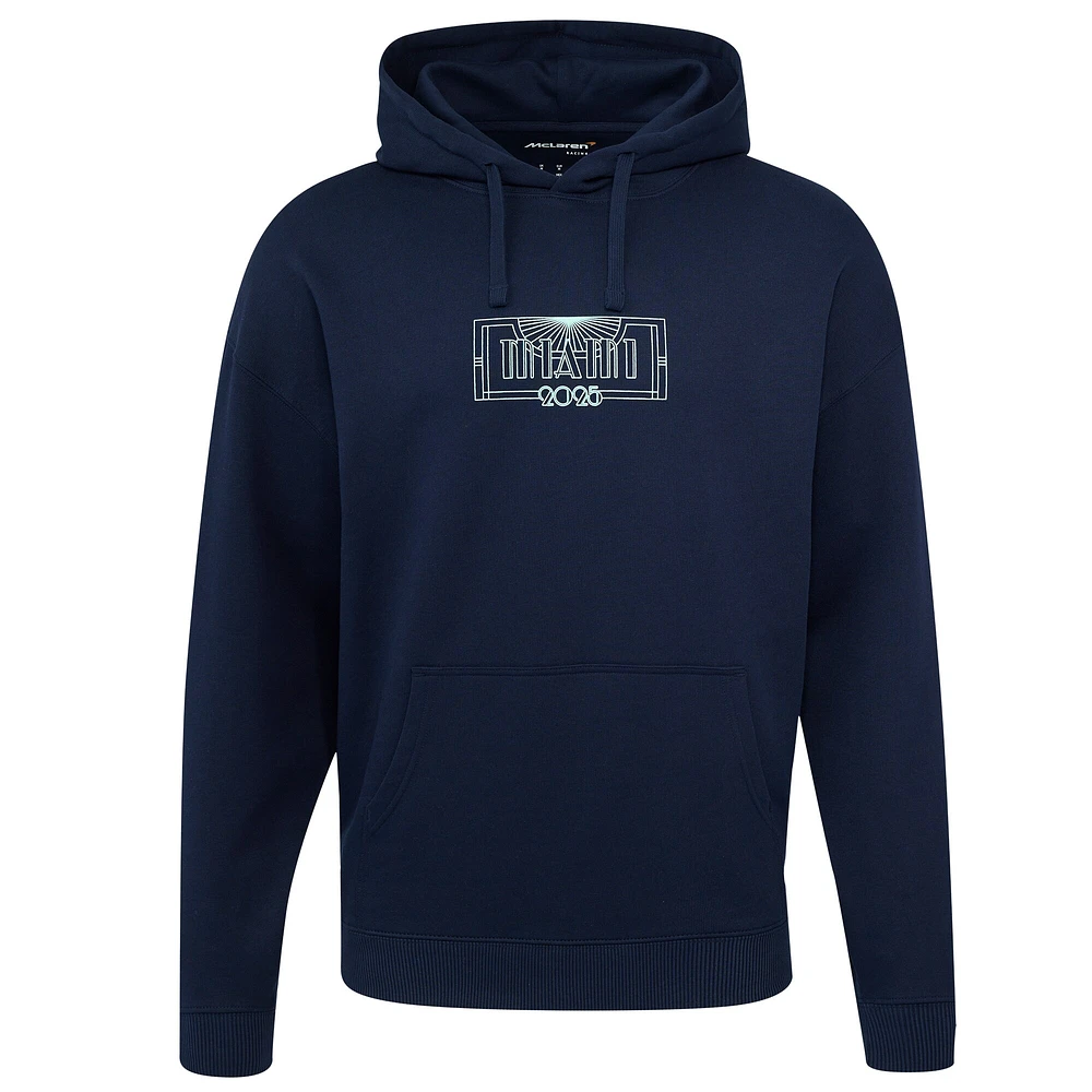 V120661 MCLAR 020 F1 MIAMI RACE SWEAT À CAPUCHE SURDIMENSIONNÉ PO SWEATMENHOD TU14741-020