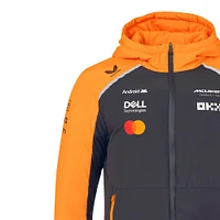 Veste de pluie longue zippée unisexe McLaren F1 Team 2025 Replica Anthracite/Orange