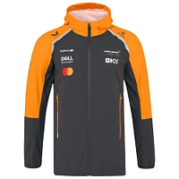 Unisex McLaren  Anthracite/Orange F1 Team 2025 Replica Full-Zip Rain Jacket