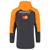 Unisex McLaren  Anthracite/Orange F1 Team 2025 Replica Full-Zip Rain Jacket