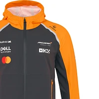 Unisex McLaren  Anthracite/Orange F1 Team 2025 Replica Full-Zip Rain Jacket