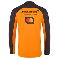 Veste unisexe McLaren F1 Team Replica 2025 Orange/Anthracite à fermeture éclair quart de tour