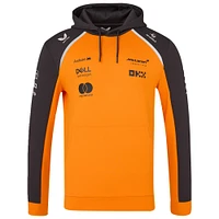 Sweat à capuche unisexe McLaren F1 Team 2025 Replica orange/anthracite