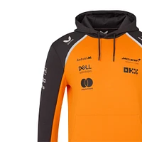 Sweat à capuche unisexe McLaren F1 Team 2025 Replica orange/anthracite