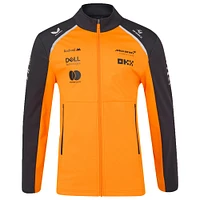 Unisex McLaren  Orange/Anthracite F1 Team 2025 Replica Soft Shell Full-Zip Jacket