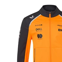 Unisex McLaren  Orange/Anthracite F1 Team 2025 Replica Soft Shell Full-Zip Jacket