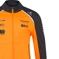 Unisex McLaren  Orange/Anthracite F1 Team 2025 Replica Soft Shell Full-Zip Jacket